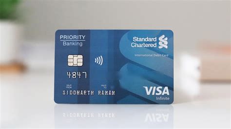 standard chartered contactless debit card|chartered premium debit card.